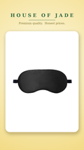 House of Jade™ Satin Sleep Eye Mask – Soft, Light-Blocking Mask for Deeper Sleep