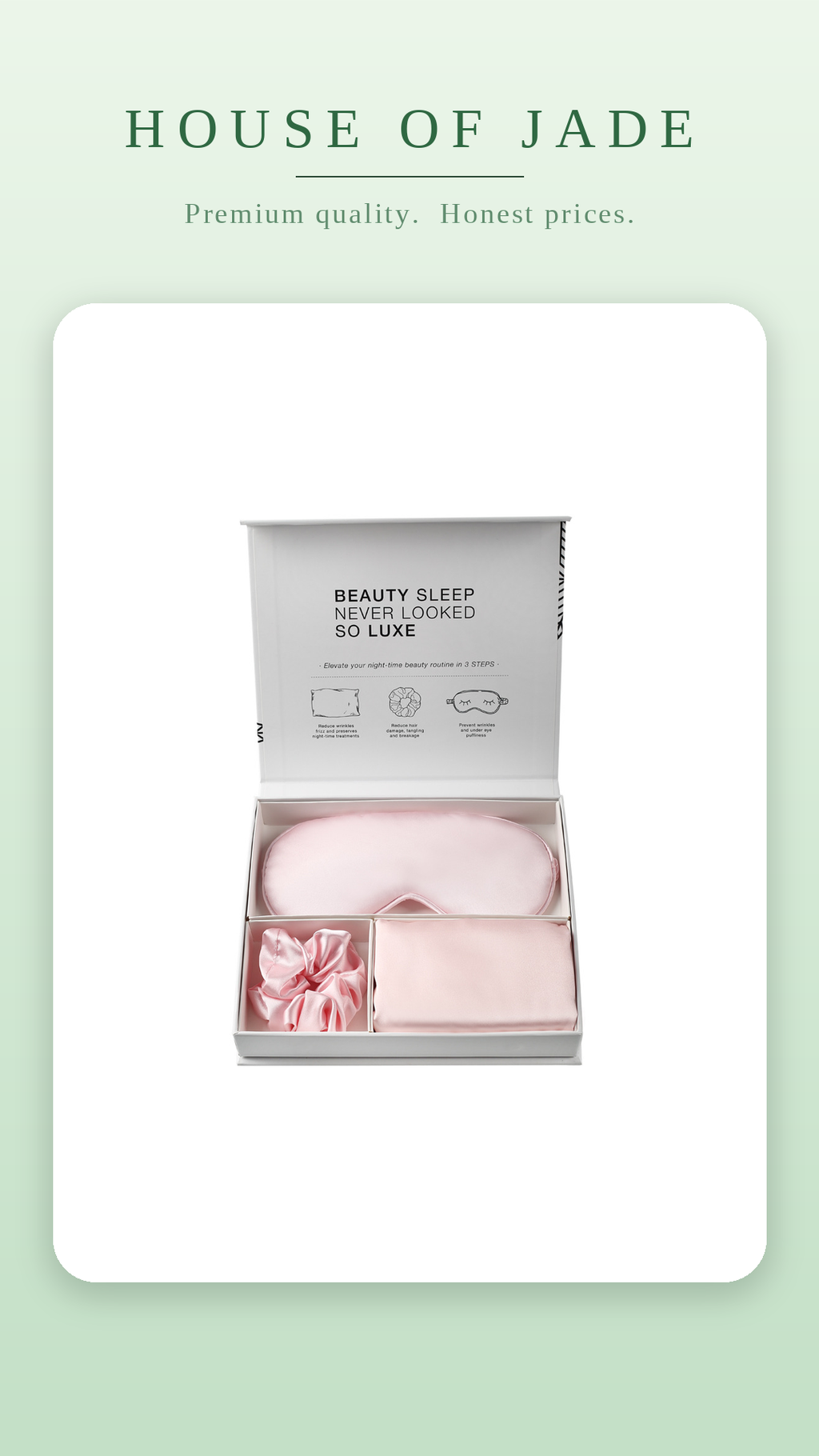 House of Jade Satin Sleep Gift Set