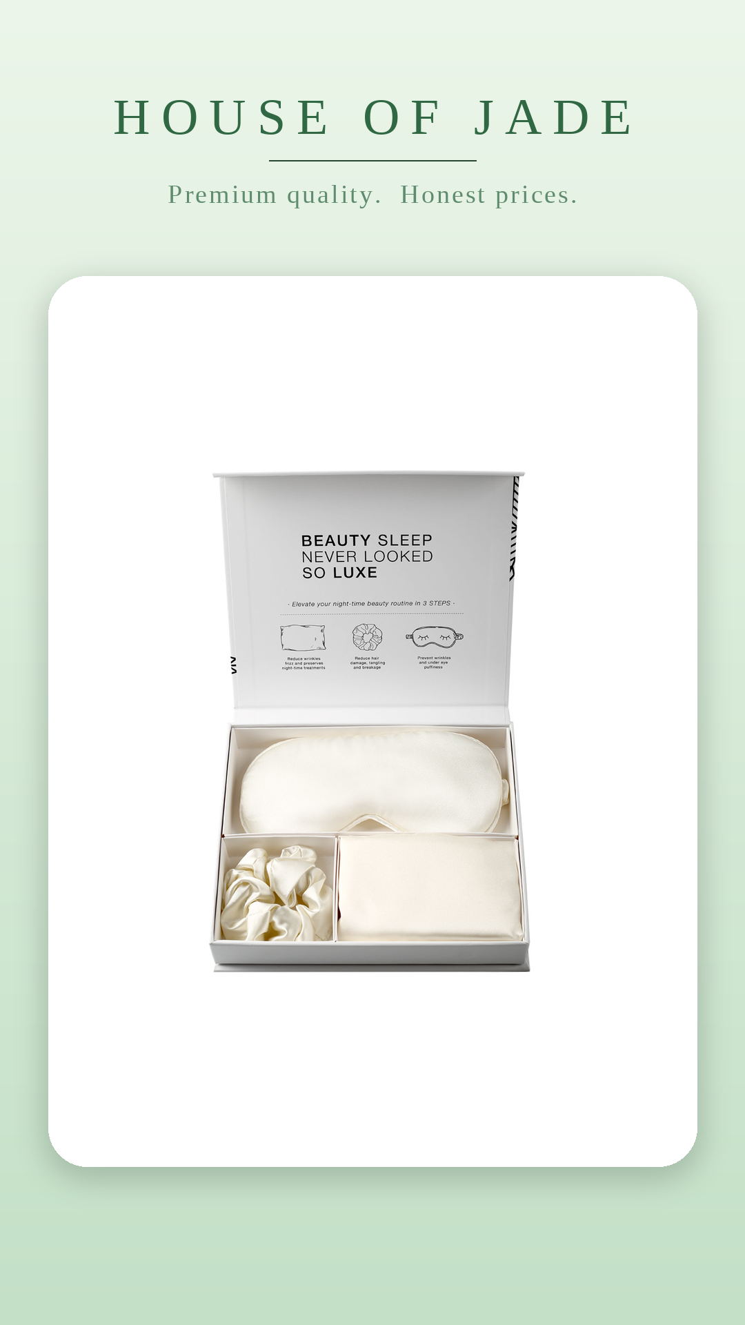 House of Jade Satin Sleep Gift Set