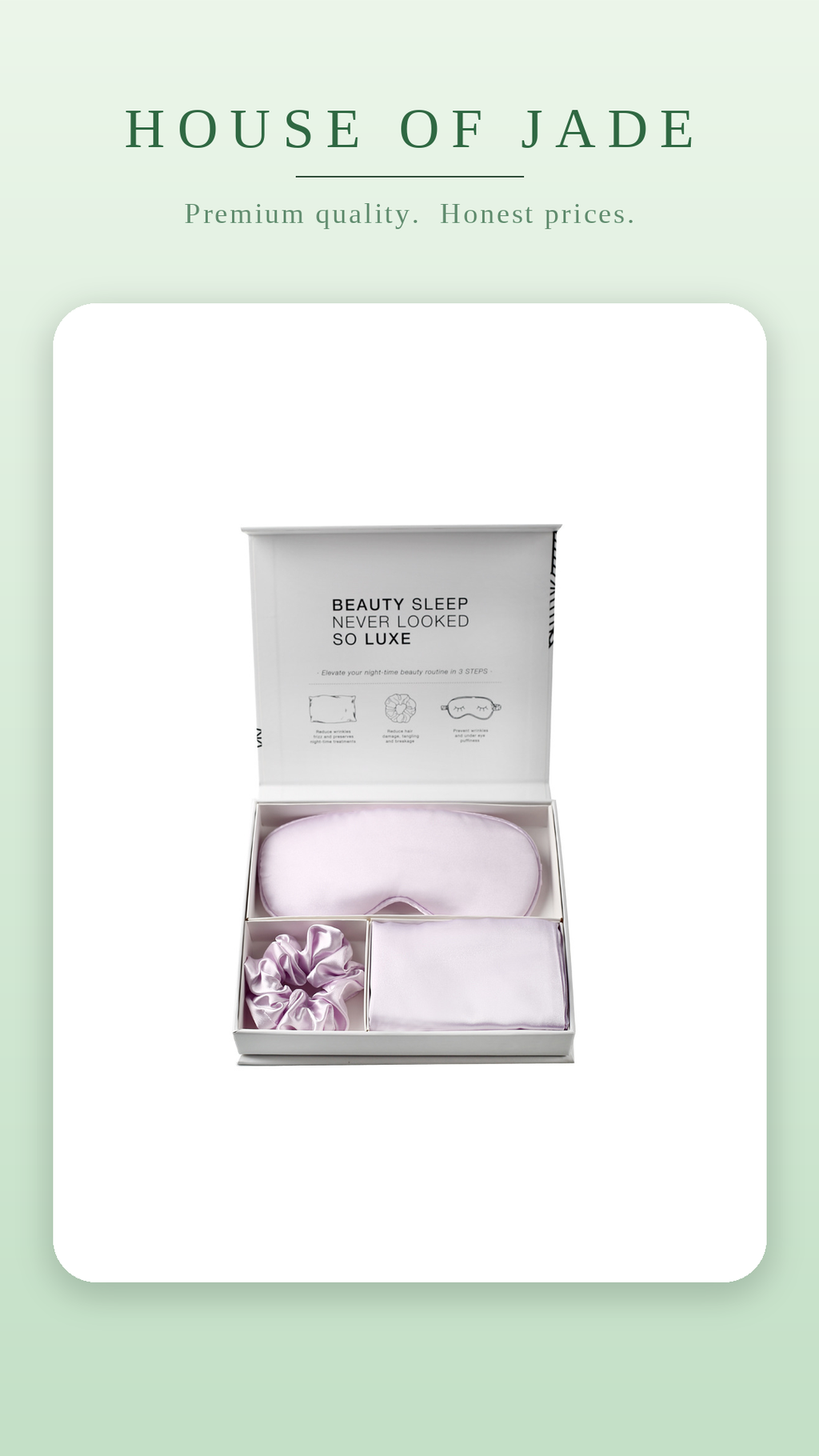 House of Jade Satin Sleep Gift Set