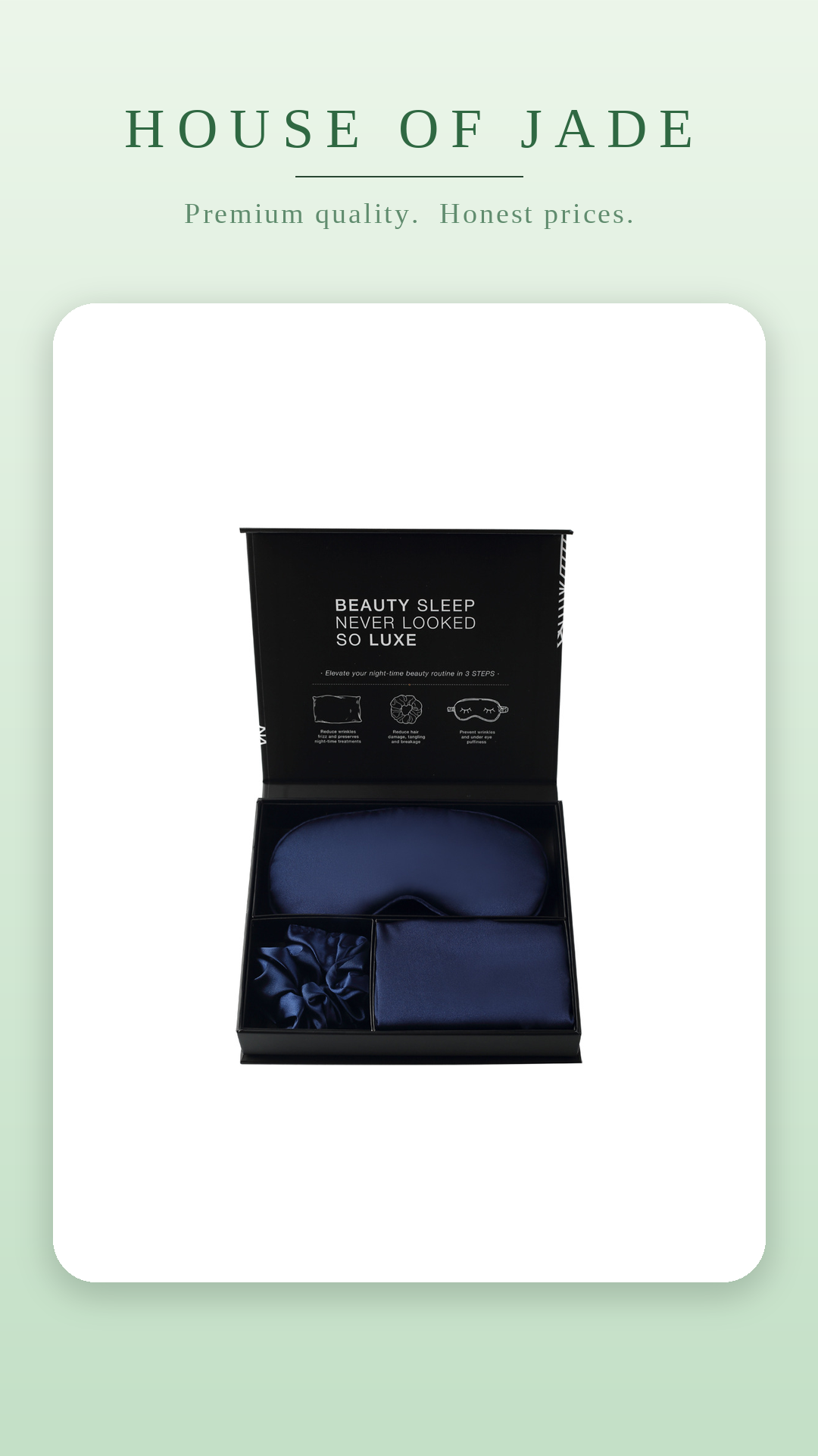 House of Jade Satin Sleep Gift Set